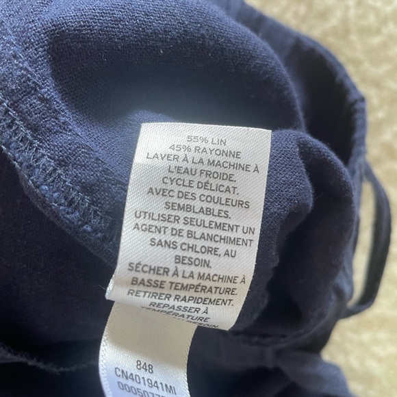 Caslon Wide Leg Linen Pant - Picture 7 of 10